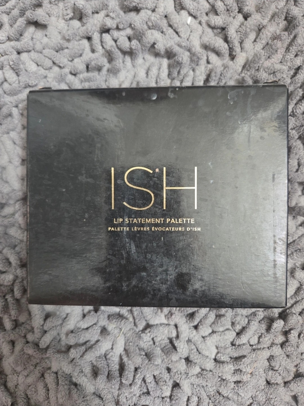 ISH Lip Statement Palette - Black & Gold Logo